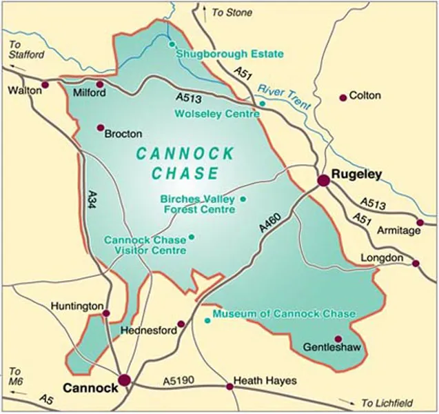 Harvey Superwalker - Cannock Chase Map - Image 2
