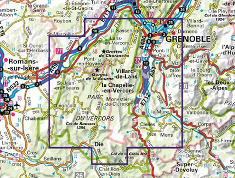 IGN Top 75 - Massif du Vercors - Image 2