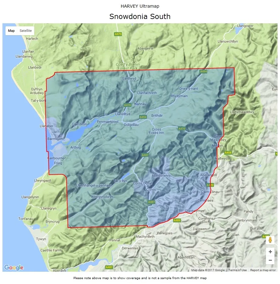 Harvey Ultra Map - Snowdonia South XT40 - Image 2