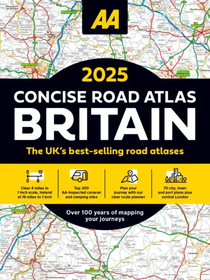 AA - Concise Atlas - Britain (A4 Spiral) (Due June 2025)