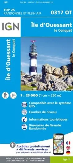 IGN Top 25 - Ile d'Ouessant - Le Conquet - Image 2