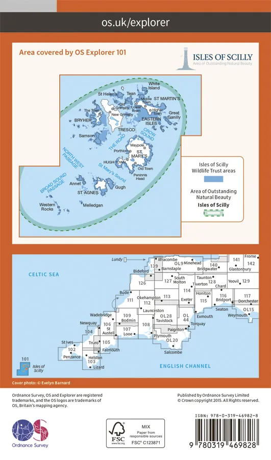 OS Explorer Active - 101 - Isles of Scilly - Image 2