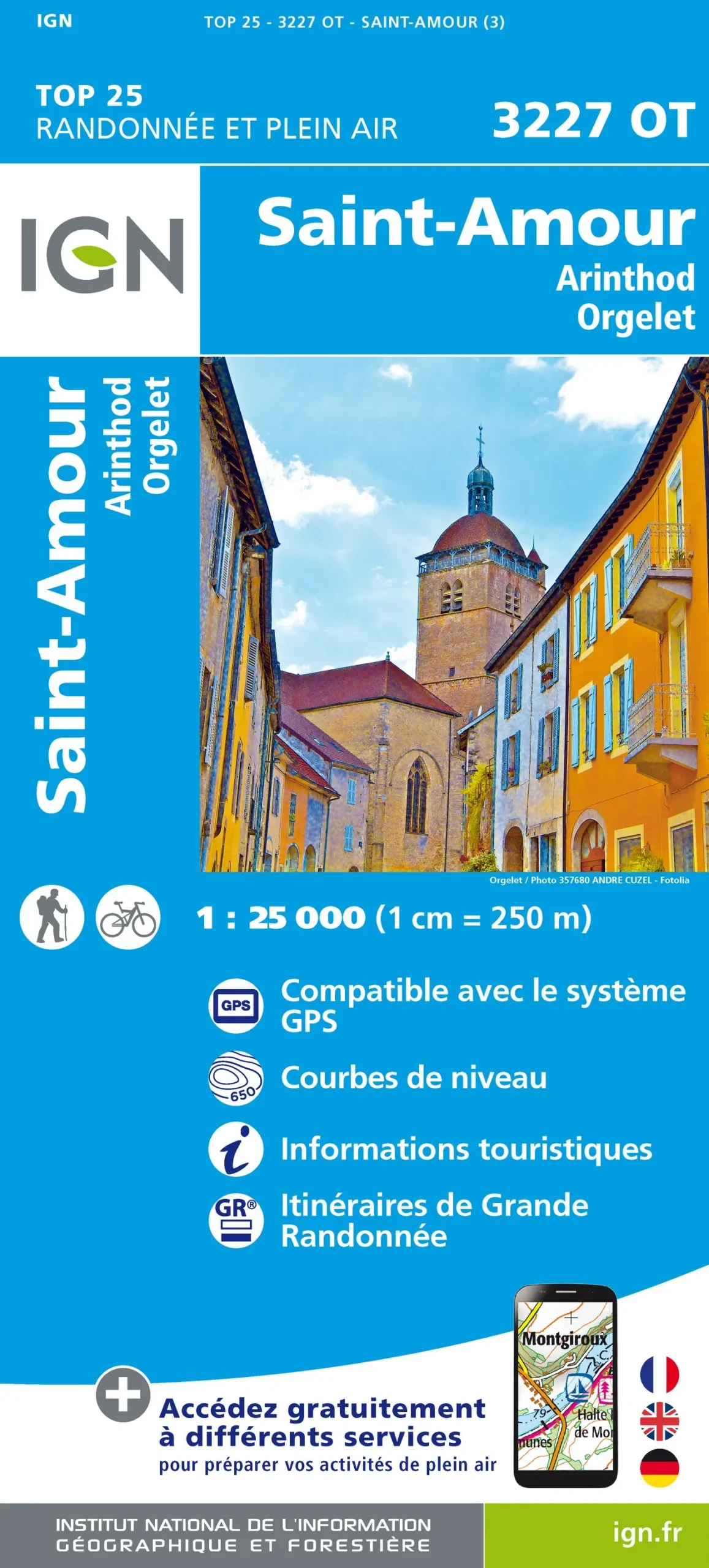IGN Top 25 - St-Amour / Arinthod / Orgelet