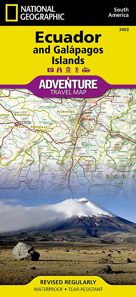 National Geographic - Adventure Map - Ecuador & Galapagos - Image 2