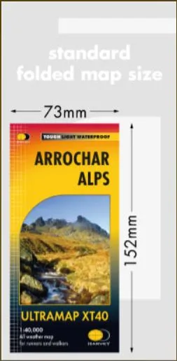 Harvey Ultra Map - Arrochar Alps - XT40