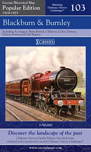 Cassini Popular Edition - Blackburn & Burnley (1924-1925)