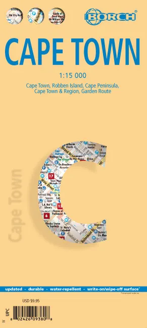 Borch City Map - Cape Town