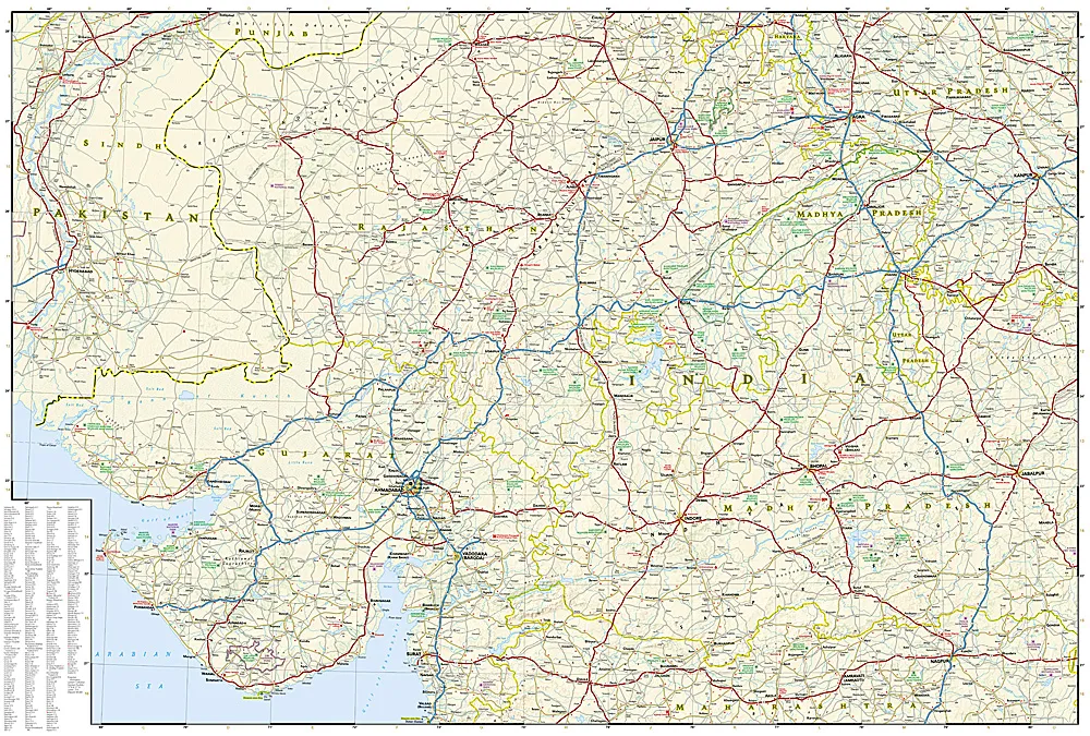 National Geographic - Adventure Map - India Northwest - Image 2