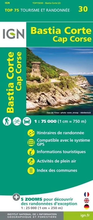 IGN Top 75 - Bastia / Corte / Cap Corse - Image 2