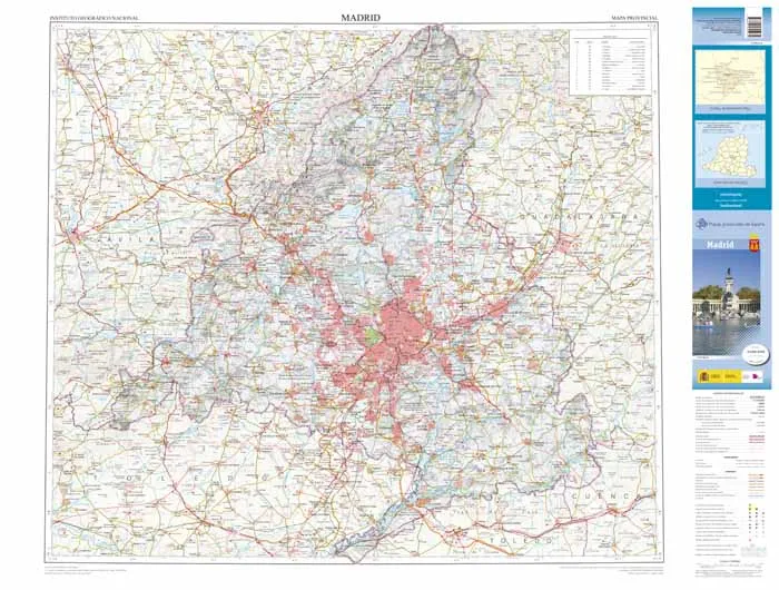 CNIG Spanish Provincial Road Maps (1:200k) - Madrid - Image 2