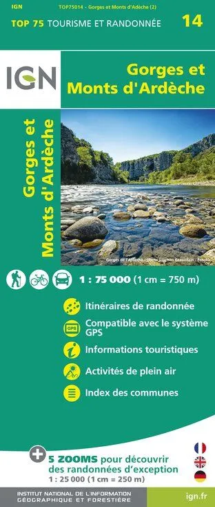 IGN Top 75 - Gorges et Monts d'Ardeche - Image 2