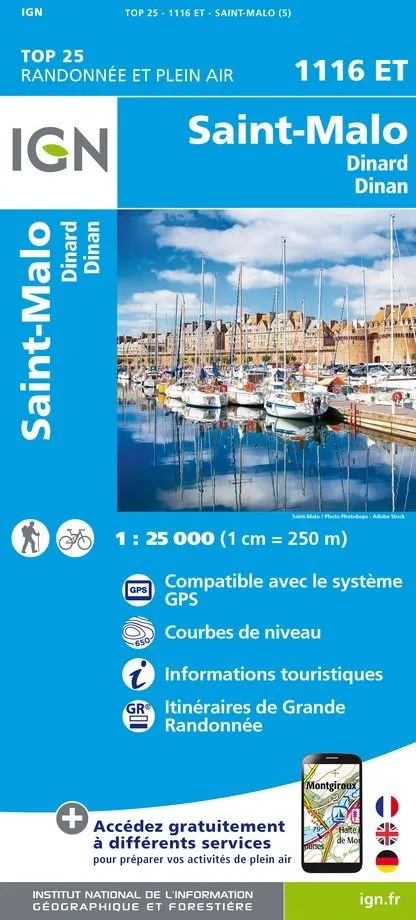 IGN Top 25 - St-Malo / Dinard.Dinan - Image 2