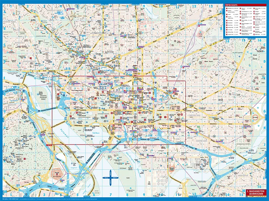 Borch City Map - Washington - Image 2