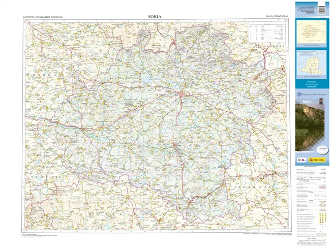 CNIG Spanish Provincial Road Maps (1:200k) - Soria - Image 2
