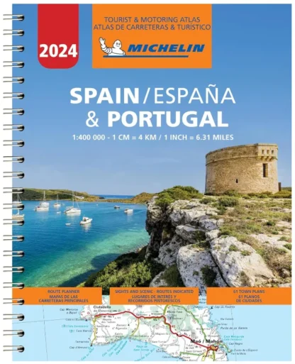 Michelin Tourist & Motoring Atlas - Spain & Portugal (A4 Spiral)