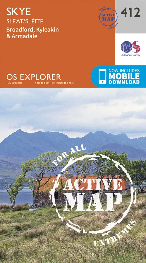 OS Explorer Active - 412 - Skye - Sleat