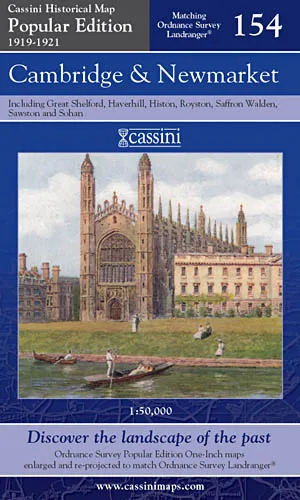 Cassini Popular Edition - Cambridge & Newmarket (1919-1921) - Image 2