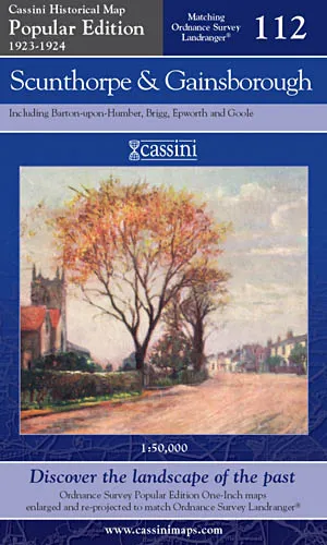 Cassini Popular Edition - Scunthorpe & Gainsborough (1923-1924) - Image 2