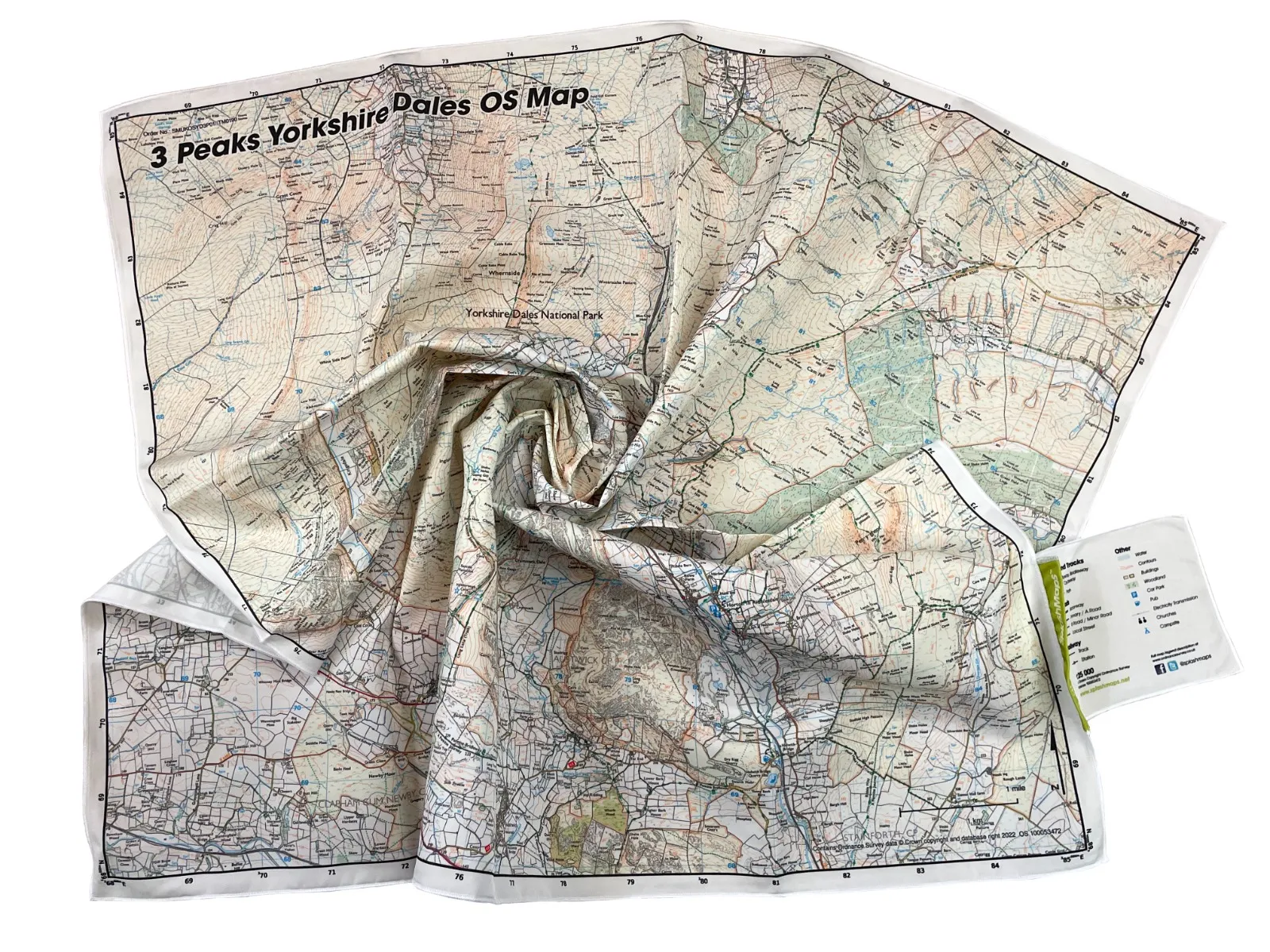 Splash Map - 3 Peaks Yorkshire Dales (1:25k)