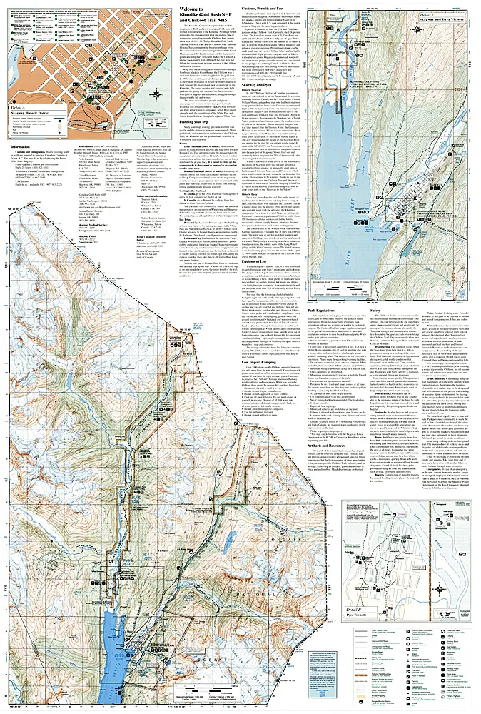 National Geographic - Trails Illustrated Maps - Chilkoot Trail - Image 2