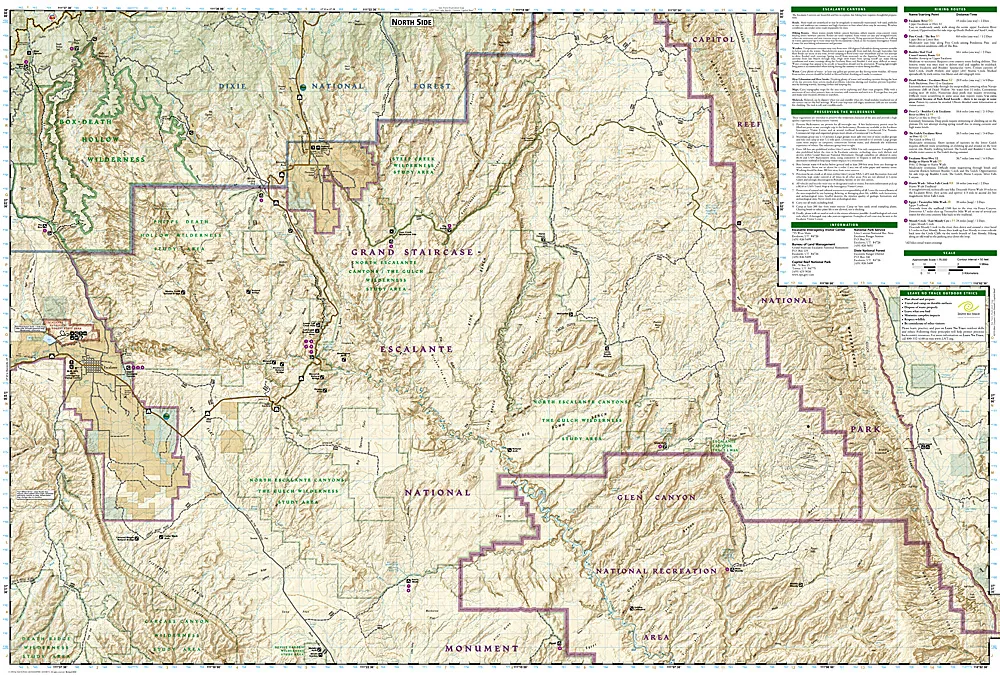 National Geographic - Trails Illustrated Maps - Canyons Of Escalante - Image 2