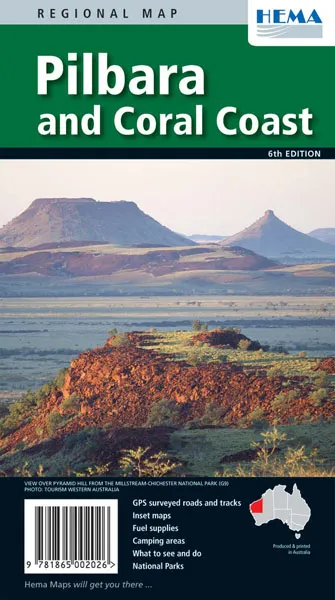 Hema Regional Map - Pilbara & Coral Coast