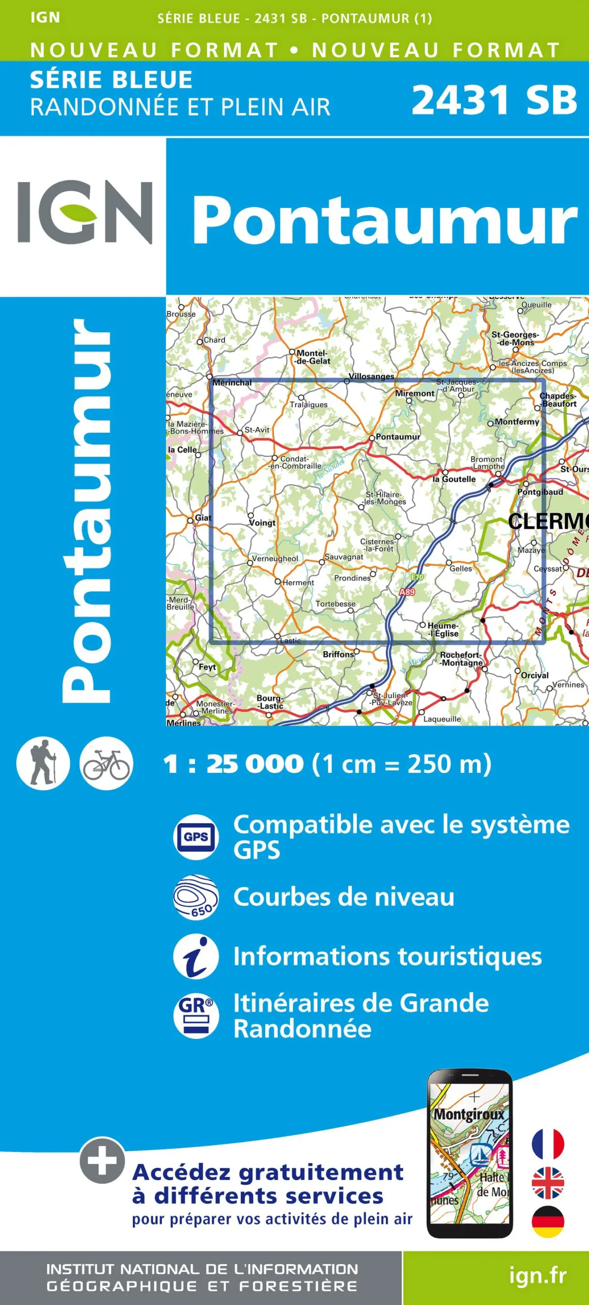 IGN Top 25 - Serie Bleu - Pontaumur 2431