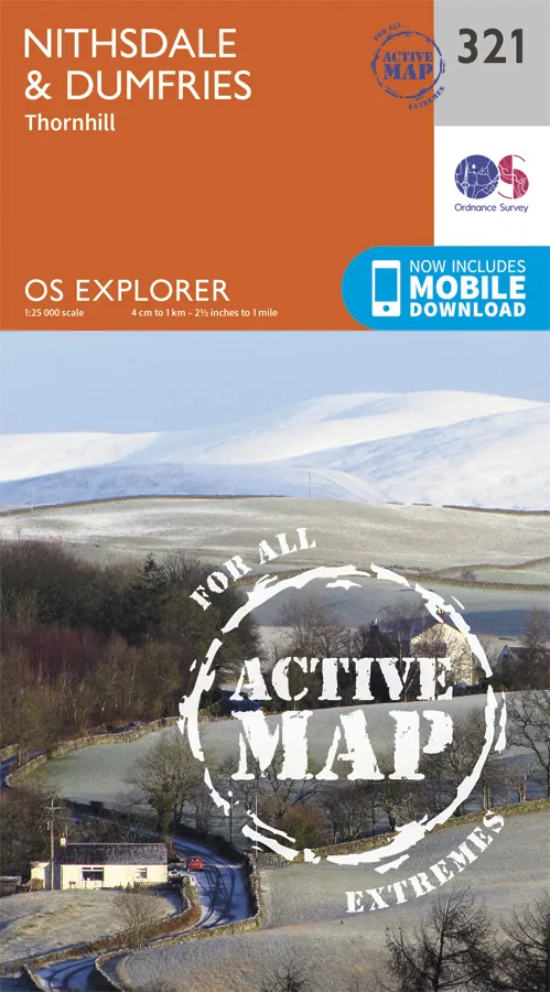 OS Explorer Active - 321 - Nithsdale & Dumfries