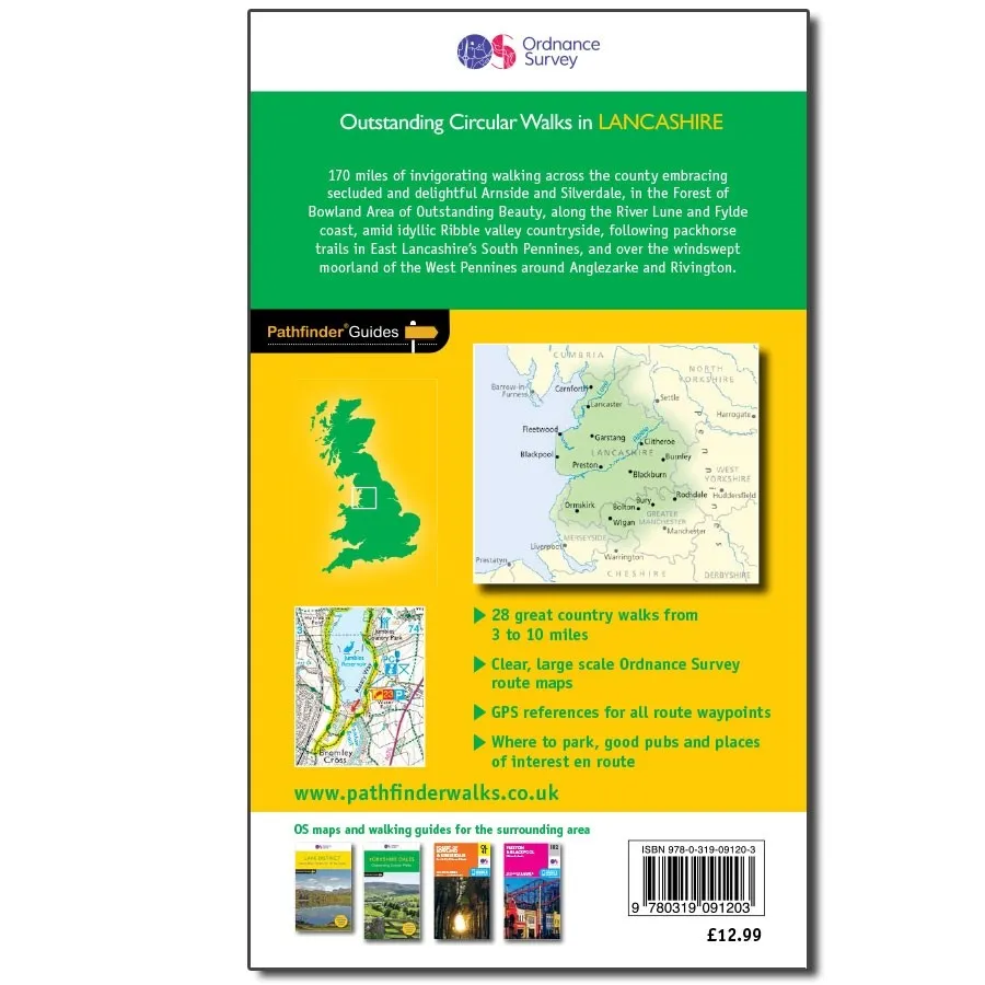 OS Outstanding Circular Walks - Pathfinder Guide - Lancashire - Image 2