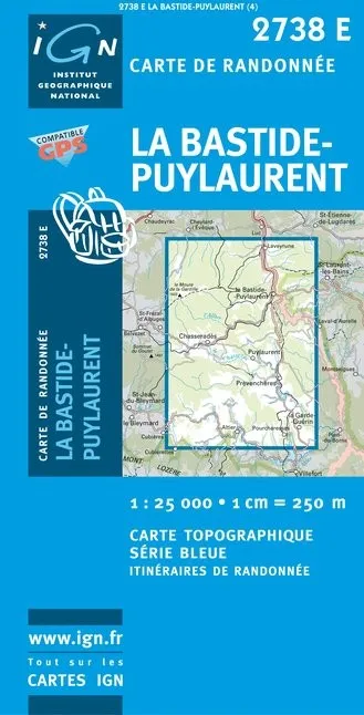 IGN Top 25/Bleue - La Bastide-Puylaurent - Image 2