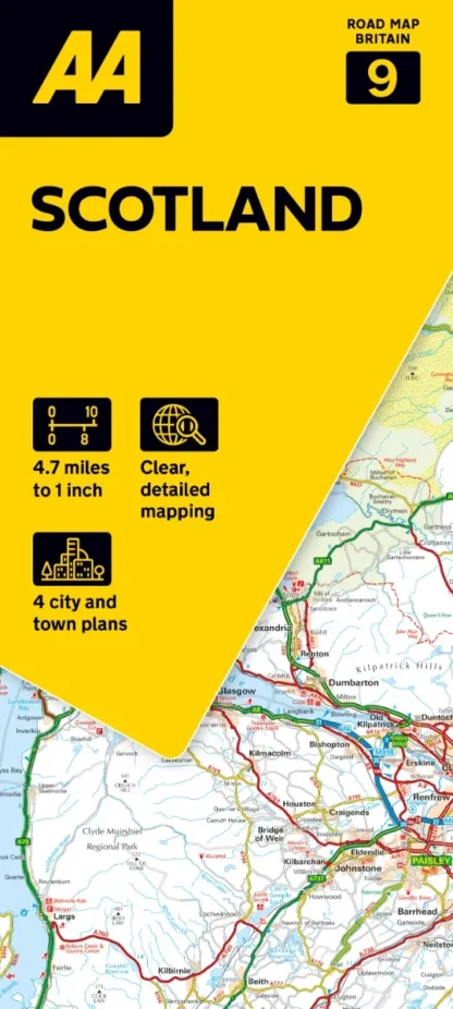 AA - Road Map Britain - Scotland