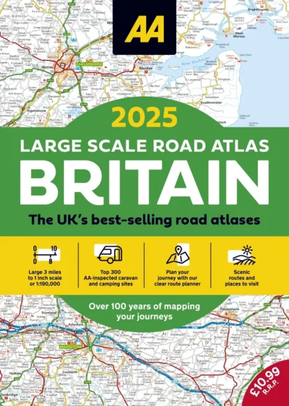 AA - Large Scale Road Atlas - Britain (A3)