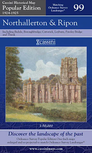 Cassini Popular Edition - Northallerton & Ripon (1924-1925)