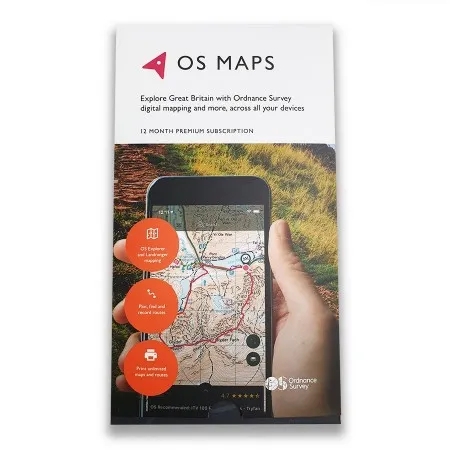 OS Maps Digital Gift Card Subscription Pack - Image 2