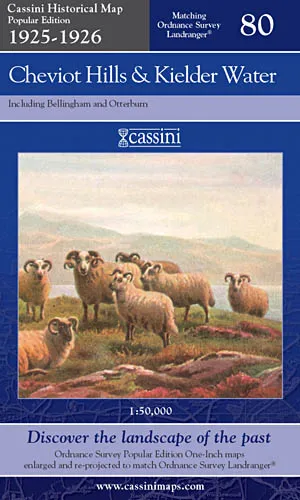 Cassini Popular Edition - Cheviot Hills & Kielder Water (1925-1926) - Image 2