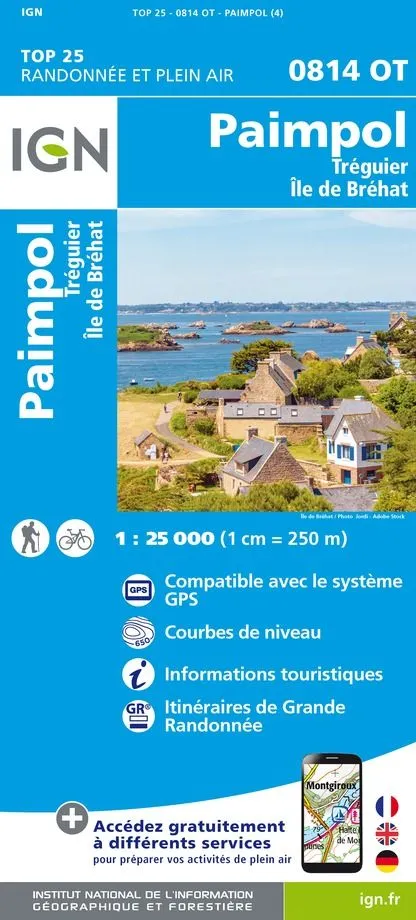 IGN Top 25 - Paimpol / Tréguier / Ile de Bréhat