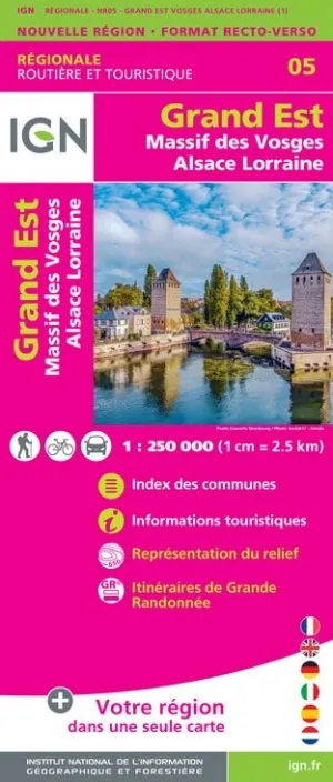 IGN Regional - Grand Est - Massif des Vosges - Alsace - Lorraine