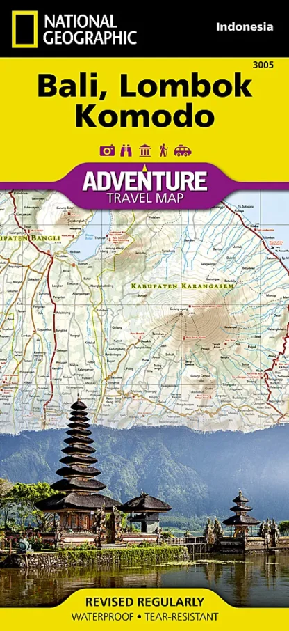 National Geographic - Adventure Map - Bali/Lombok.Komod