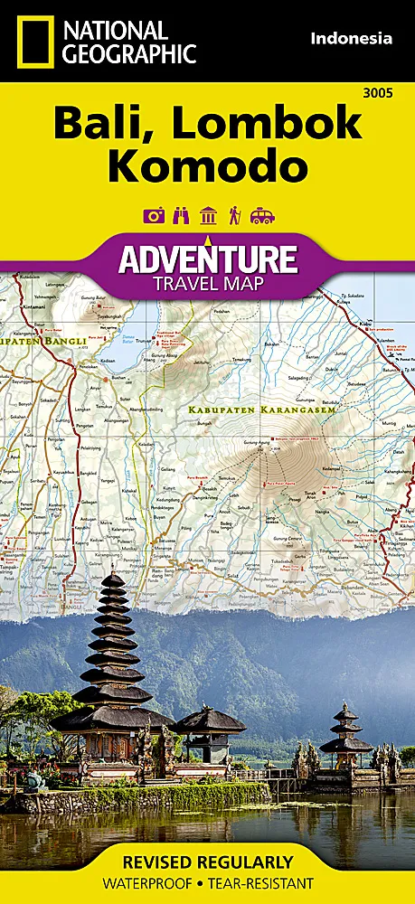 National Geographic - Adventure Map - Bali/Lombok.Komod