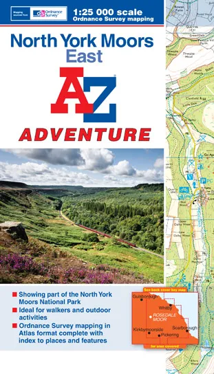 A-Z Adventure Atlas - North York Moors East