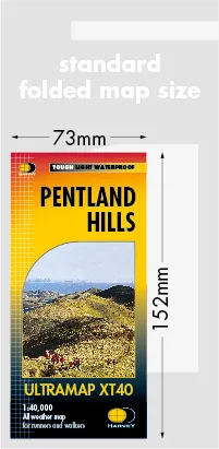 Harvey Ultra Map - Pentland Hills XT40