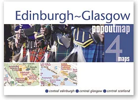 Popout Maps - Edinburgh-Glasgow