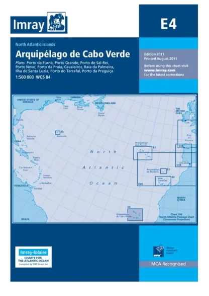Imray E Chart - Cape Verde Islands (E4 )