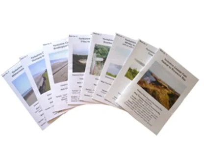 Challenge Publications - Set of Yorkshire Coastal Path Walk Leaflets
