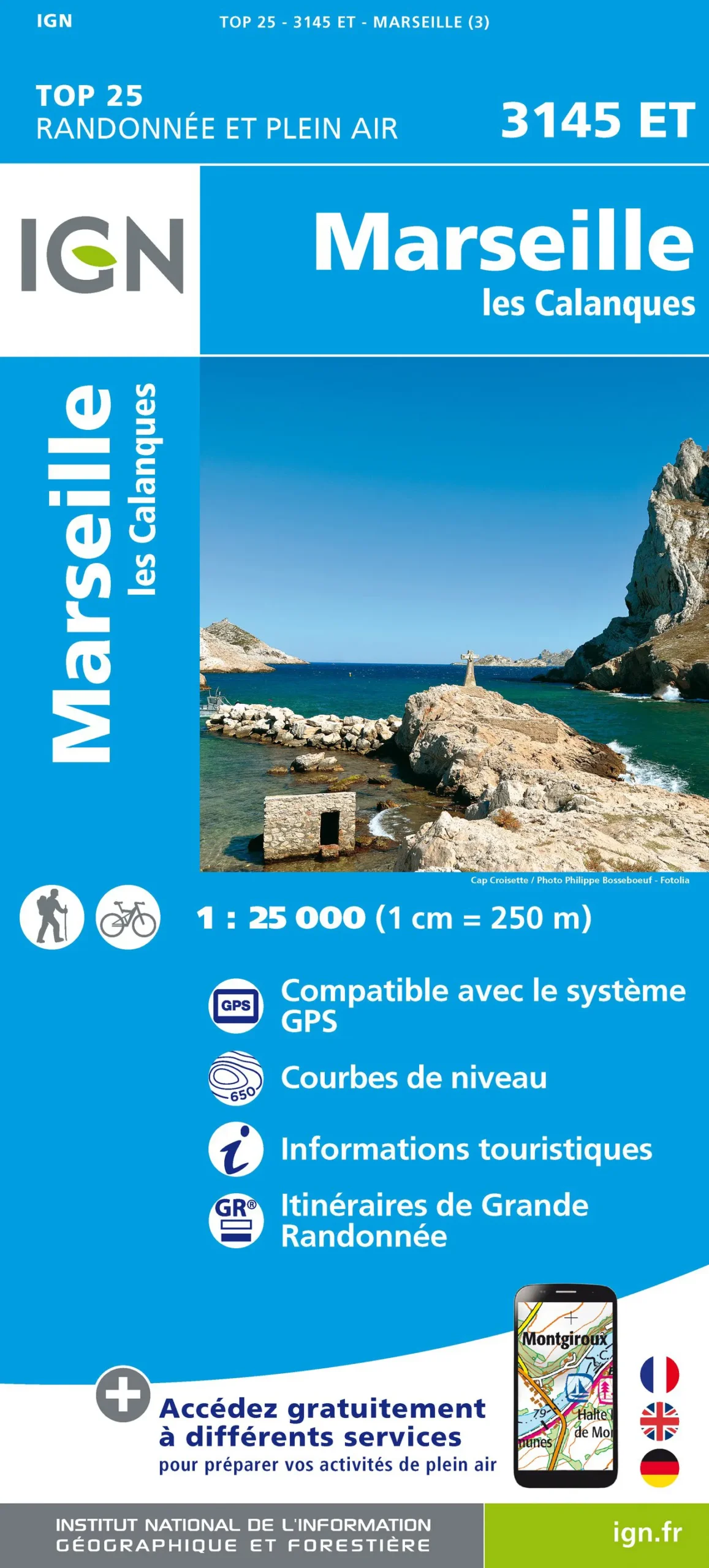 IGN Top 25 - Marseille / Les Calanques