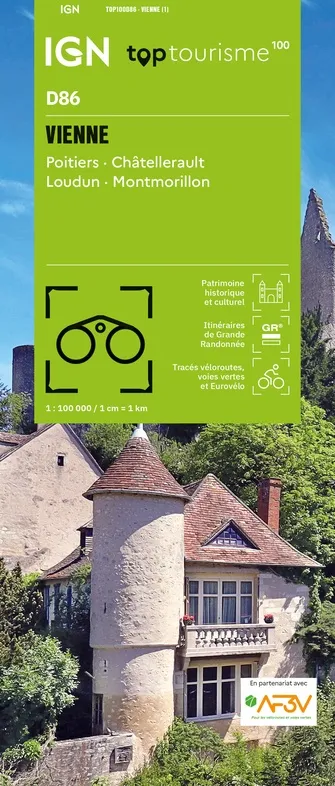 IGN Top 100 - Vienne Poitiers Châtellerault Loudun Montmorillon