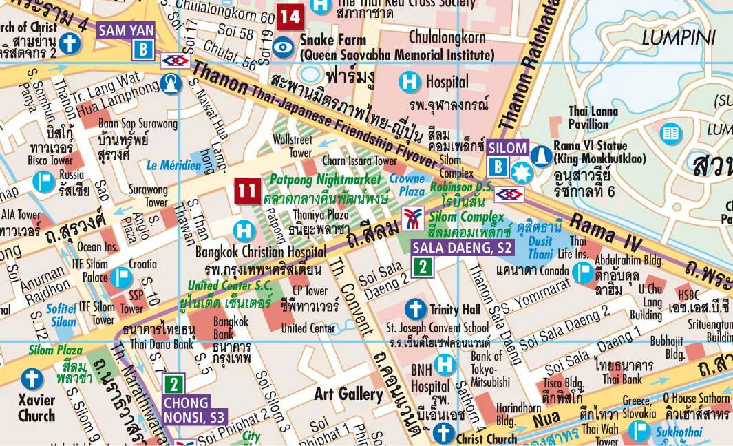 Borch City Map - Bangkok - Image 2