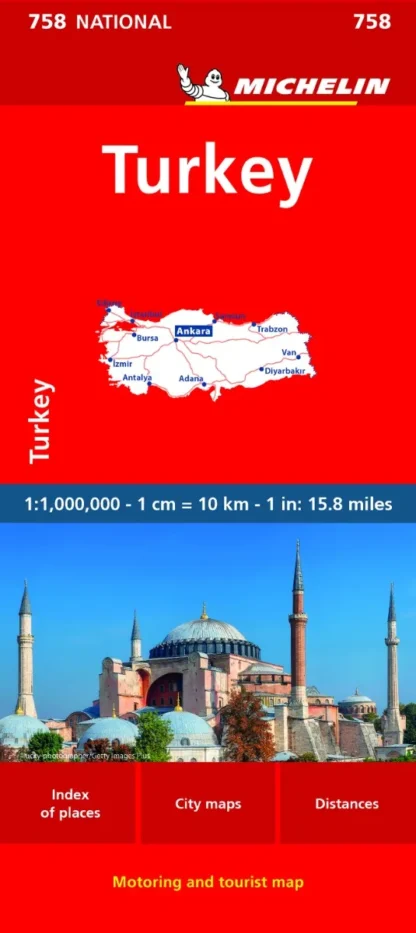 Michelin National Map - 758-Turkey