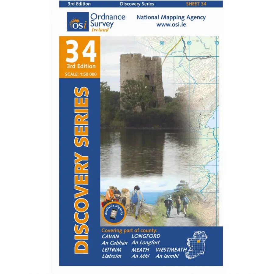 OS Discovery - 34 - Cavan, Leitrim, Longford, Meath, Westmeath
