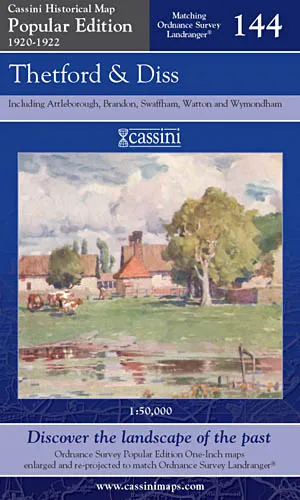 Cassini Popular Edition - Thetford & Diss (1920-1922)